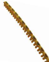 0-381-04 Legrand CAB 3 Clip On Cable Markers, Yellow, Pre-printed "4", 0.15 → 0.5mm Cable, 0 381 04