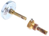 6080010163-818-913-12-104-46-46-50000 Jumo Immersion Dial Thermometer 0 → +120 °C, 608001/0163-818-913-12-104-46-46-50/000