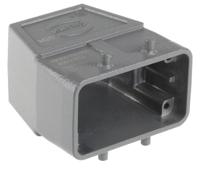 19300100465 HARTING Han B Heavy Duty Power Connector Hood, M20 x 2 Thread, Top Entry