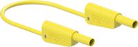 662010-10024 Staubli Test lead, 19A, 1kV, Yellow, 1m Lead Length