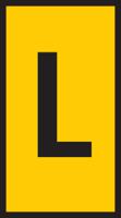 561-01124-wic1-l-pa66-ye HellermannTyton WIC Snap On Cable Markers, Yellow, Pre-printed "L", 2 → 2.8mm Cable, for Cables and Wires,
