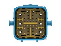 2445860-4 TE Connectivity, DEUTSCH NTSEAL Automotive Connector Blue Cable Mount 36 Way