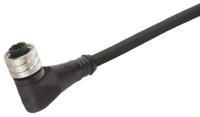 1200270092 Brad from Molex Female Straight, Right Angle to Male 3 way Threaded Sensor Actuator Cable, 2 m