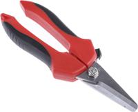 829-6495 RS PRO 145 mm Straight Tin Snips for Cardboard, Cord, Dowel Rods, Rope, Wire, Wood Sticks