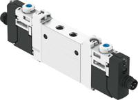 vuvg-lk10-b52-t-m5-1r8l-s Festo 5/2 Solenoid Valve - Solenoid/Solenoid Metric M5 VUVG Series 24V dc, 8042544