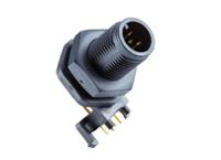 msap-04pmmr-sf8003 Amphenol Industrial Industrial Circular Connector, 4 Contacts, Panel, M12 Connector, Male, IP68, M Series