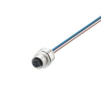 e12408 ifm electronic Circular Connector, 1 Contacts, Screw, M12 Connector, Socket, Female, IP68, E124 Series