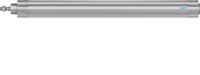 dsbc-32-400-ppva-n3 Festo Pneumatic Piston Rod Cylinder - 1376432 32 mm Bore, 400 mm DSBC Series, Double Acting Acting