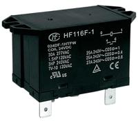 hf116f-1024df-1htfw Hongfa Europe GMBH Flange Mount Power Relay, 24V dc Coil, 30A Switching Current, SPST