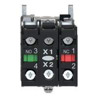 xb4bw3465 Schneider Electric Harmony XB4 Series Illuminated Push Button, Panel Mount, 22mm Cutout, SPDT, IP66, IP67, IP69(IP69K)