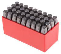 875-4780 RS PRO 10mm x 36 Piece Engraving Letter Punch Set, (27 Pieces x Capital A → Z English Letter Dot Steel Stamp, 9