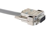 2302023 Phoenix Contact Female 9 Pin D-sub to Male 9 Pin D-sub Cable, 3m PVC, CABLE-D 9SUB/B/S/300/KONFEK/S Series