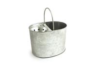 178-7717 13L Galvanised Steel Mop Bucket With Handle