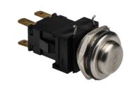 h8350rpaaa Arcolectric (Bulgin) Ltd 8300 Series Push Button Switch, Latching, Panel Mount, 19.2mm Cutout, DPDT, 250V ac, IP66