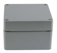 190-1873 RS PRO Aluminium Enclosure, IP66, IK09, 140 x 140 x 90mm