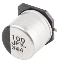 eeefk1j101p Panasonic 100μF Aluminium Electrolytic Aluminium Electrolytic Capacitor 63V dc, Surface Mount - EEEFK1J101P