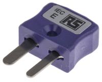 774-7201 RS PRO Miniature Thermocouple Connector for Use with Type E Thermocouple, 4mm Probe, IEC, RoHS Compliant Standard