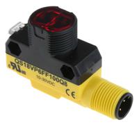 qs18vp6ff100q8 Banner Diffuse Photoelectric Sensor, Barrel Sensor, 100 mm Detection Range
