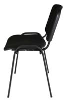 180-9722 RS PRO Black Fabric Stacking Chair, 140kg Weight Capacity