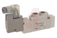sy7120-3dz-02t-q SMC 5/2 Pneumatic Solenoid/Pilot-Operated Control Valve - Solenoid/Pilot NPTF 1/4 SY7000 Series 110V ac