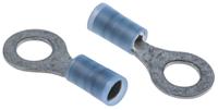 19324-0010 Molex, Avikrimp Insulated Ring Terminal, M6 (1/4) Stud Size, 1mm² to 2.5mm² Wire Size