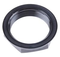 127-524 RS PRO Black PA 6 Cable Gland Locknut, M32 Thread