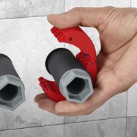 90-22-10-bk Knipex BiX® Pipe Cutter 16 → 50 mm, Cuts Plastic