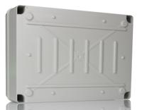 el322 HellermannTyton EL Series Grey Polystyrene Junction Box, IP67, 328x129x239mm
