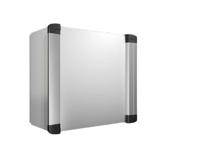 6320350 Rittal AX Series Sheet Steel Wall Box, IP55, 380 mm x 380 mm x 210mm