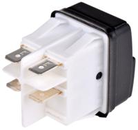 sxa4388211000g00 Molveno Illuminated Push Button Switch, Latching, Panel Mount, DPDT, Red LED, 125/250V ac, IP54, IP55