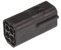 174259-2 TE Connectivity, Econoseal J Mk II+ Automotive Connector Socket Black 4 Way