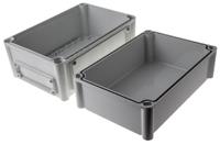 ekjb-180-g-ekjvt Fibox EK Series Grey Polycarbonate Enclosure, IP66, IP67, Flanged, Grey Lid, 280 x 190 x 180mm