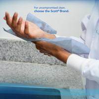 6668 SCOTT Scott () Rolled Blue Hand Towels, 198 x 200mm, 304 Sheets