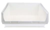 315-1189 RS PRO PP Storage Bin, 376mm x 419mm x 180mm, White