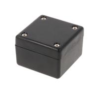 1594abk Hammond 1594 Series Black Flame Retardant ABS Enclosure, IP54, Black Lid, 56 x 56 x 28mm