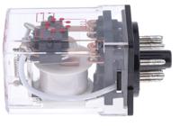 348-778 RS PRO Plug In Power Relay, 115V ac Coil, 10A Switching Current, DPDT