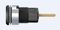 233010-21 Staubli Black Female Banana Socket, 4 mm Connector, 24A, 1000V, Gold Plating