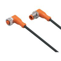 evc598 ifm electronic Male 5 way M12 to Female 5 way M12 Communication Cable, 0.3 m