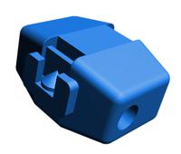 171404-1 TE Connectivity Open Barrel Splice Connector, Blue, Insulated, Tin 16 → 14 AWG
