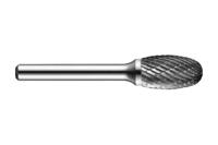 p809127x60 Dormer Oval Burr, 12.7mm Capacity, Carbide Blade