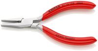 37-13-125 Knipex Nose pliers, 130 mm Overall, Flat, Straight Tip, 27mm Jaw