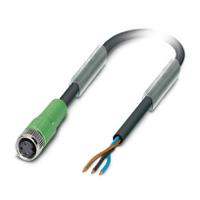 1424185 Phoenix Contact 3 way Free Cable End to Female 3 way Straight Socket M8 Sensor Actuator Cable, 10 m