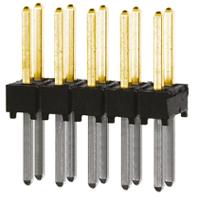 tsw-105-08-l-d Samtec TSW Series Straight Through Hole Pin Header, 10 Contact(s), 2.54 mm Pitch, 2 Row, Unshrouded