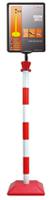 503-758 RS PRO Red & White Barrier Post