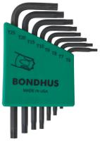 tlxs8s Bondhus 8-Piece Torx Key, L Shape, Short Arm