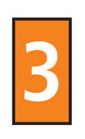 561-03633-wic3-3-pa66-og HellermannTyton WIC Snap On Clip On Cable Marker, Orange, Pre-printed "3", 4.3 → 5.3mm Cable, 561-03633