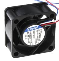 4122-036 ebm-papst 400 Series Axial Fan, 12 V dc, DC Operation, 10m³/h, 1W, 40 x 40 x 20mm