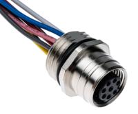 1200845095 Brad from Molex Female 8 way M12 to 8 way Free End, 300 mm