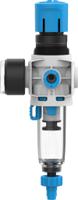 ms2-lfr-qs6-d6-c-p-m-ar-bar-b Festo Push In 6 mm Pneumatic Regulator - 0.5bar to 7bar, 8bar max. input, 8086644