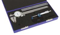 841-2527 RS PRO Metric & Imperial Dial Caliper, Micrometer, Rule Measuring Set
